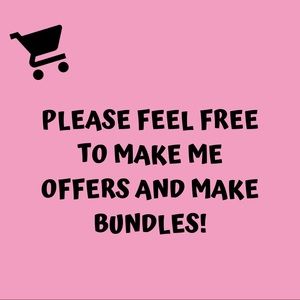 OPEN TO ALL OFFERS, I will work with you!💕